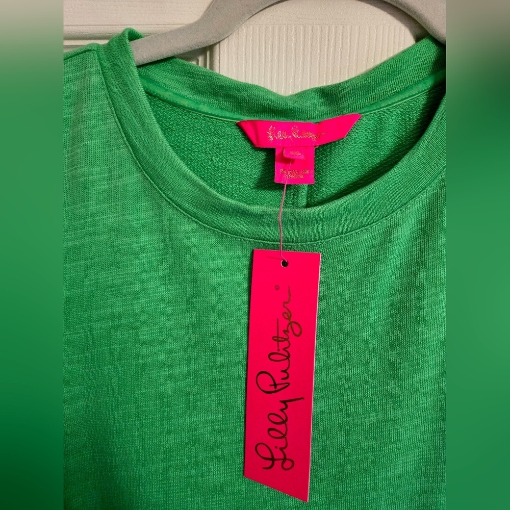 💚 Lilly Pulitzer💚 Jasona green eyelet dress XS - Picture 5 of 9